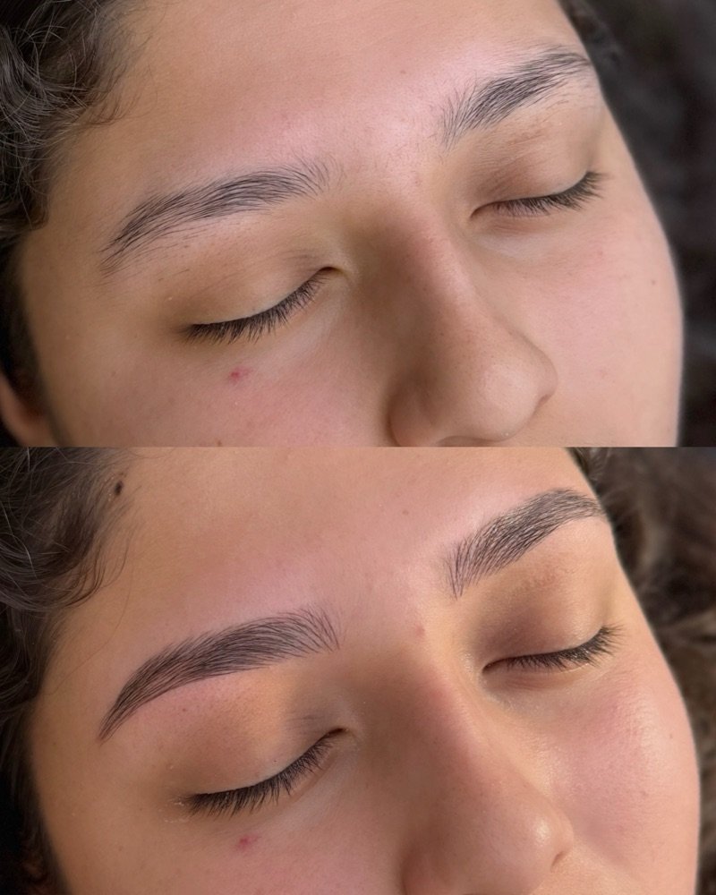 Antes y después de microblading